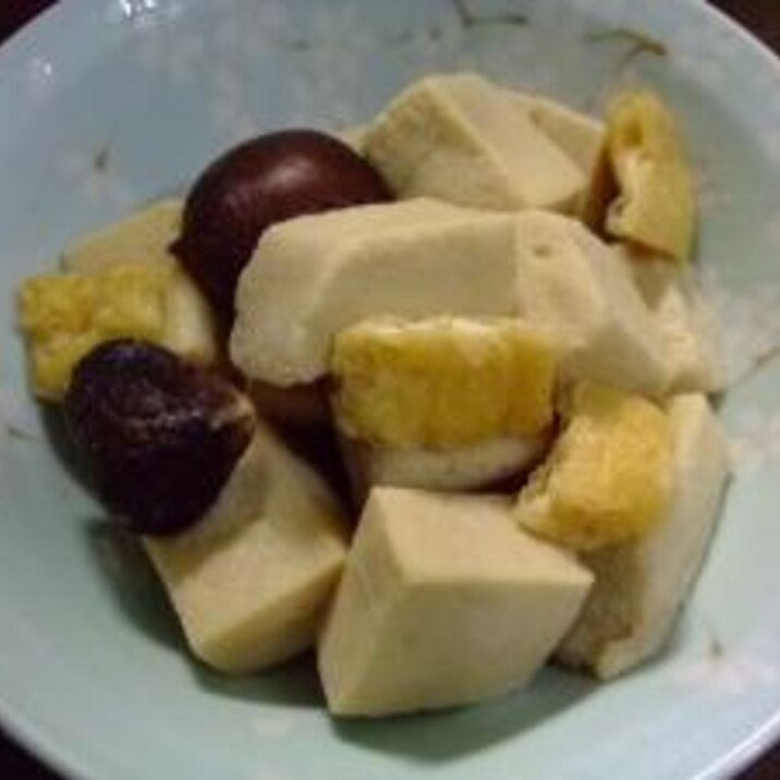 【大豆蛋白】しいたけと揚げの高野豆腐